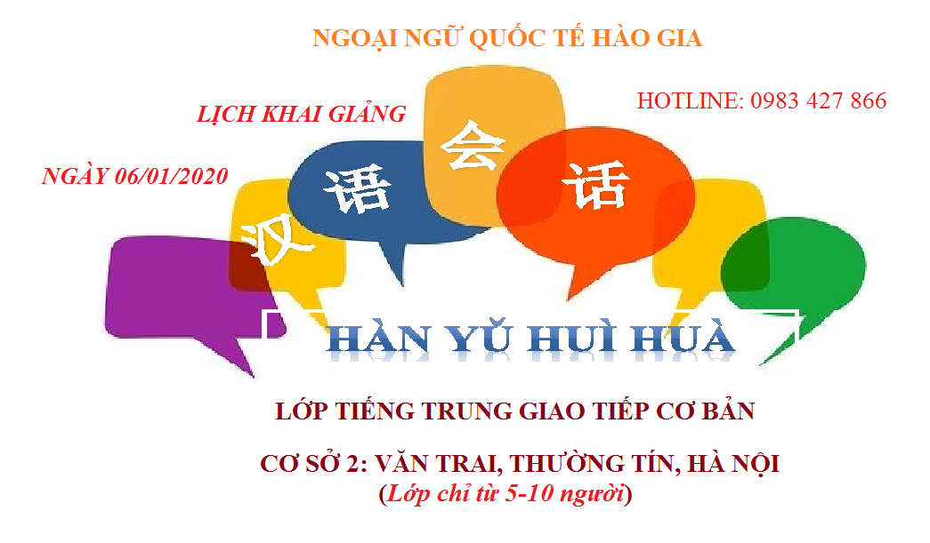 KHAI GIẢNG LỚP TRUNG GIAO TIẾP THÁNG 07/2020 TẠI THƯỜNG TÍN!